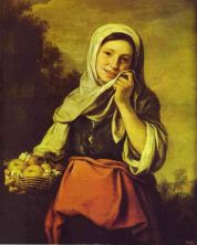 Haga click para ver la imagen ampliada a girl with fruits.jpg